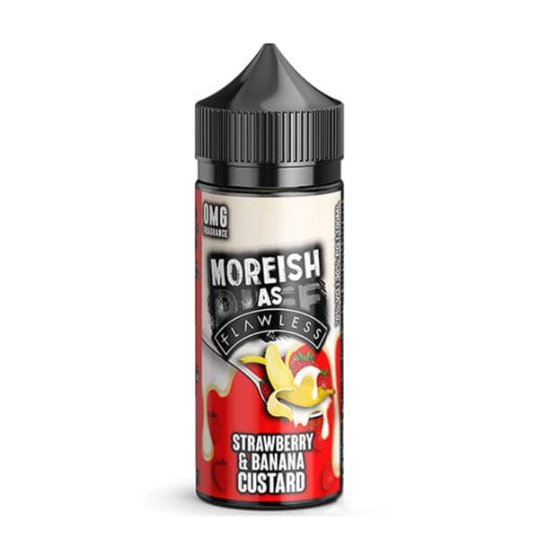 strawberry and banana custard moreish as flawless eliquid 100ml