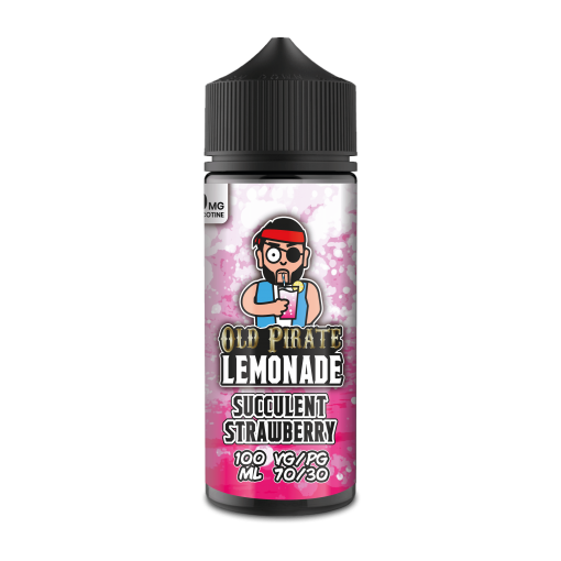 succulent strawberry 100ml eliquid old pirate lemonade