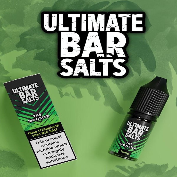 Ultimate E liquid Bar Salts - The Monster 10ml