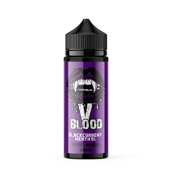 v blood blackcurrant menthol e liquid