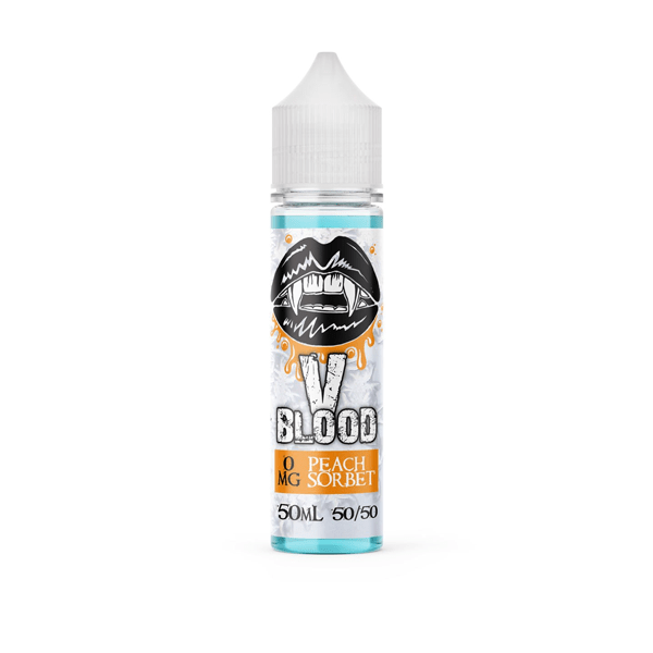 v blood ice peach sorbet e liquid