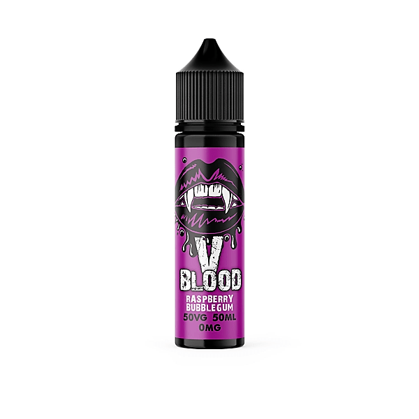 v blood eliquid raspberry bubblegum 50ml