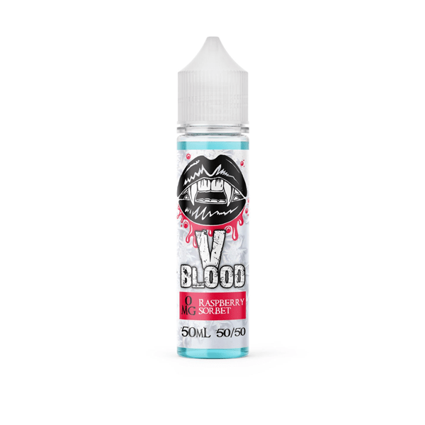 v blood ice raspberry sorbet eliquid 50ml
